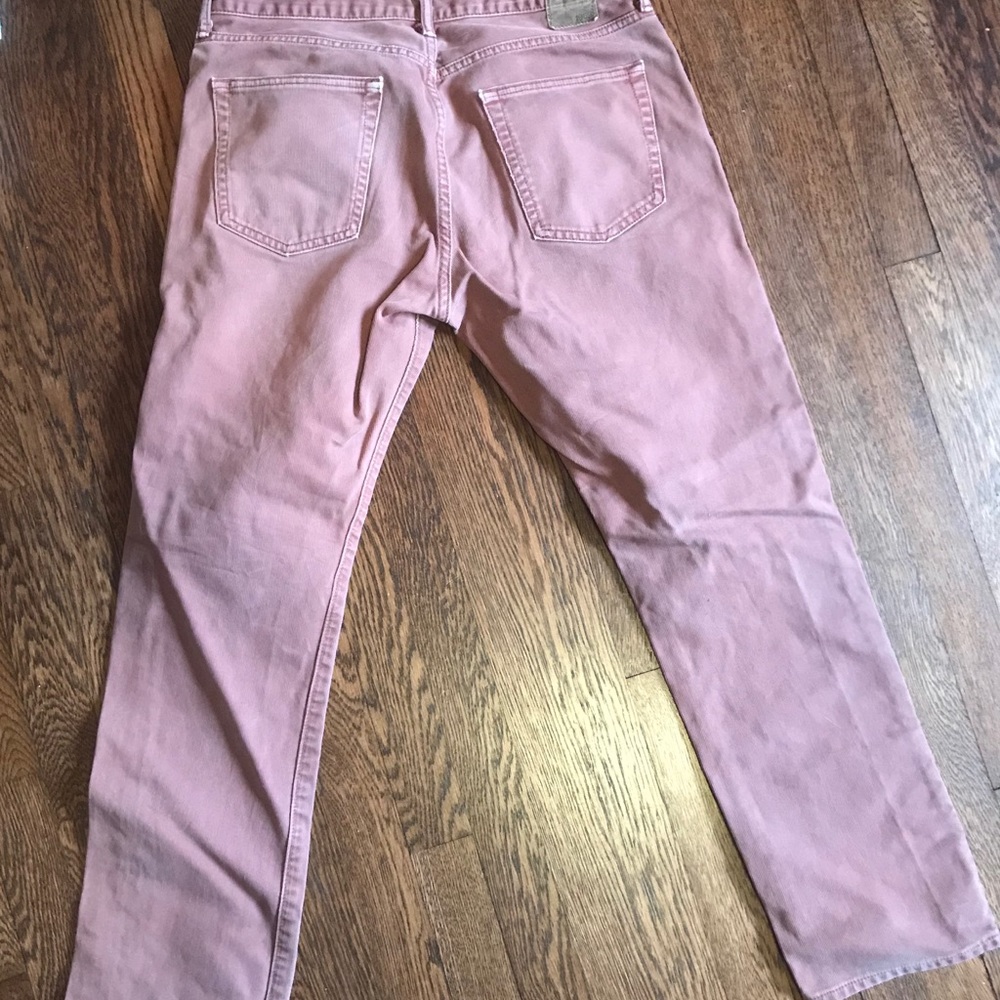 Gap Men’s Slim Fit 32W by 30L Faded Burgundy Jeans